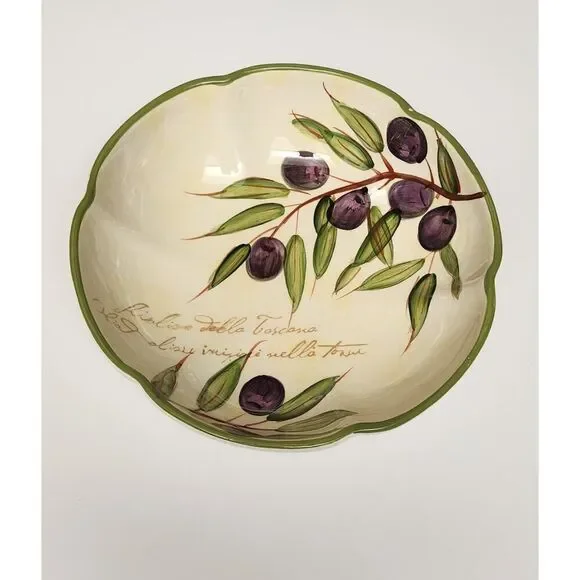 Toscany Vintage 3PC Olive Serving Bowls - Picture 5 of 11